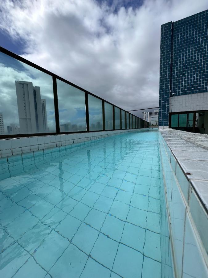 Flat - Boa Viagem Para Ate 5 Pessoas, Andar Alto Vista Mar, Piscina, Wifi 500Mbps, 헤시피 외부 사진